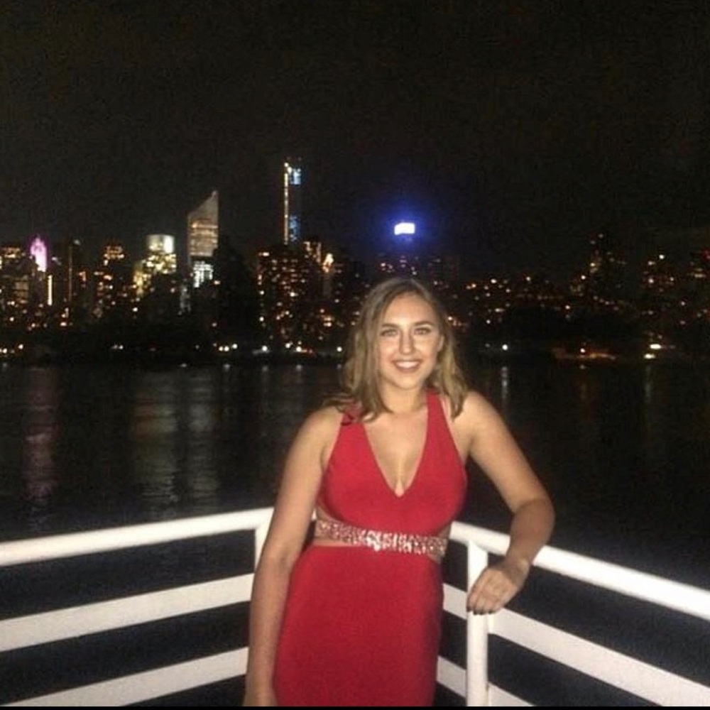 Red prom dress